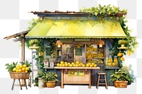 PNG Lemonade shop architecture outdoors fruit. 