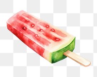 PNG Watermelon popsicle food white background freshness. 