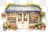 PNG Flower shop outdoors plant architecture. AI generated Image by rawpixel.
