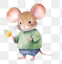 PNG Happy mice animal rat standing. 