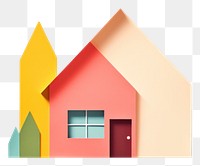 PNG Bungalow house architecture building white background. AI generated Image by rawpixel.
