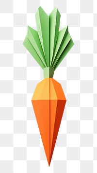 PNG Carrots paper origami art. AI generated Image by rawpixel.