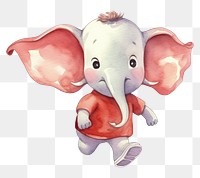 PNG Animal elephant cartoon mammal. AI generated Image by rawpixel.