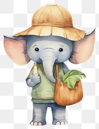 PNG Animal elephant holding cartoon. 