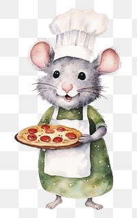 PNG Rat cooking cartoon mammal animal. 