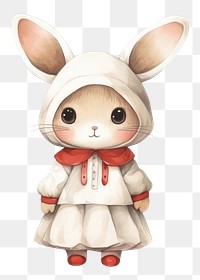 PNG Rabbit nurse costume cartoon cute toy. AI generated Image by rawpixel.