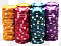 PNG Stacked Poker Chips gambling casino poker. 