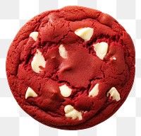 PNG Red velvet cookie chocolate food  