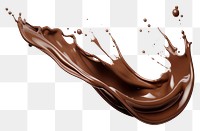 PNG Chocolate splash white background refreshment splattered. AI generated Image by rawpixel.