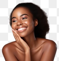 PNG Happy black woman skin portrait adult