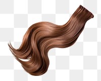 PNG Pony brown hair white background hairstyle fashion. AI generated Image by rawpixel.