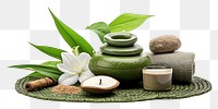 PNG Spa massage plant herbs leaf. 