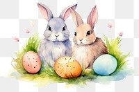 PNG Easter bunnys animal mammal egg. AI generated Image by rawpixel.