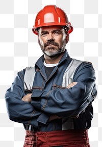 PNG Engineer man hardhat helmet adult. AI generated Image by rawpixel.