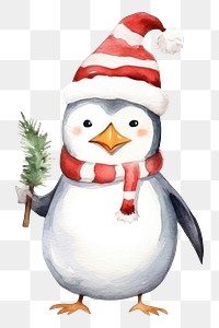 PNG Christmas penguin snowman cartoon winter. 