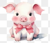 PNG Pig character animal cartoon mammal. 