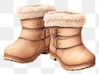 PNG Baby Fleece Boots footwear shoe boot. AI generated Image by rawpixel.