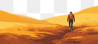 PNG climbing mountain border illustration. AI generated image by rawpixel.