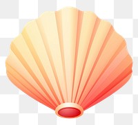PNG Shell seashell clam white background. AI generated Image by rawpixel.