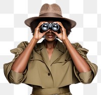 PNG Binoculars adult photo woman. 