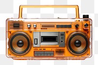 PNG Analog Retro boombox cassette player electronics stereo analog