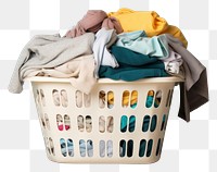 PNG laundry basket full clothes