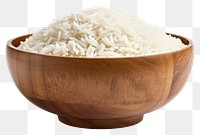 PNG Rice basmati food bowl wood. 