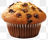 PNG Chocolate chip muffin chocolate dessert cupcake. 