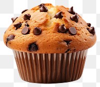 PNG Chocolate chip muffin chocolate dessert cupcake. 