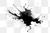 Ink splash effect png, transparent background