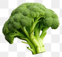 PNG Broccoli 3d realistic vegetable plant food. 