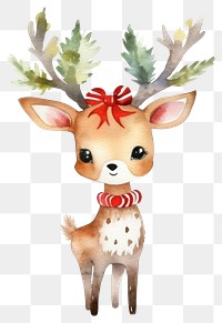 PNG Christmas animal cartoon mammal nature. AI generated Image by rawpixel.