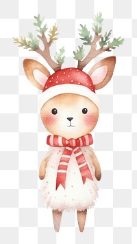 PNG Christmas animal snowman cartoon cute. 