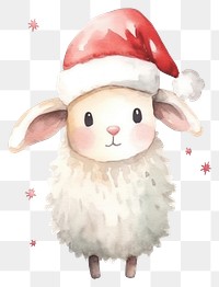 PNG Christmas animal cartoon mammal sheep. 