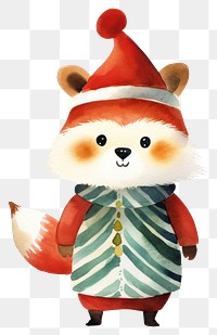 PNG Christmas cute red panda cartoon animal nature. 