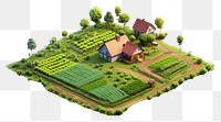 PNG Farm field outdoors building architecture. AI generated Image by rawpixel.