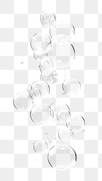 PNG Bubbles blue blue background transparent