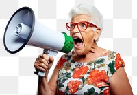 PNG Megaphone shouting glasses adult. 