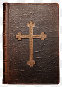 PNG A bible symbol cross book. 