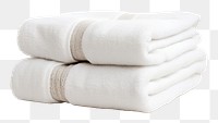 PNG Spa towels white white background simplicity. 