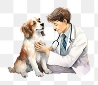 PNG Doctor dog veterinarian mammal. 