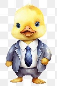 PNG Business animal duck bird. AI generated Image by rawpixel.