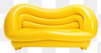 PNG  A inflatable banana sofa furniture  loveseat. AI generated Image by rawpixel.