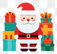 PNG Santa cartoon toy representation. AI generated Image by rawpixel.