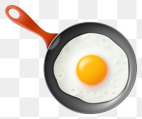 PNG  Frying pan egg fried food. AI generated Image by rawpixel.