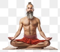 PNG Yoga sitting sports adult. AI generated Image by rawpixel.