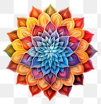 PNG Mandala pattern flower dahlia