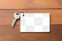 Keycard, png transparent mockup