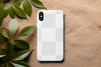 Mobile phone case png mockup, transparent design