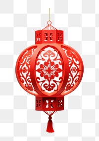 PNG Chinese lantern lamp white background chinese lantern. AI generated Image by rawpixel.